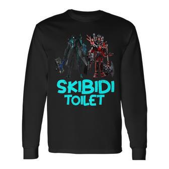 Birthday Boy For Children Adults Lovers Skibidi Toilet Langarmshirts - Geschenkecke