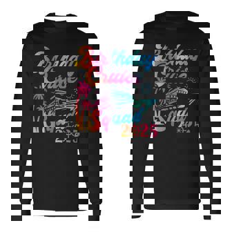 Birthday Cruise 2025 Squad Or Crew For Birthday Boat Trip Long Sleeve T-Shirt - Thegiftio