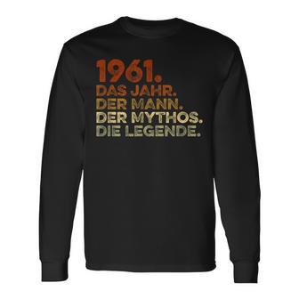 Birthday intage 1961 Man Myth Legend Langarmshirts - Geschenkecke