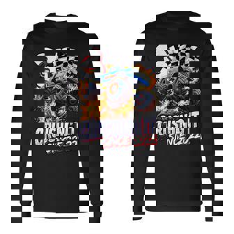Birthday Monster Truck 3 Year Old Boys 3Rd Party Born 2022 Long Sleeve T-Shirt | Mazezy