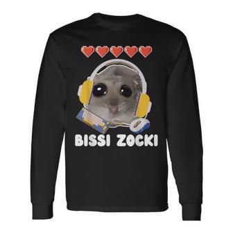 Bissi Zocki Sad Hamster Cute Hamstie Langarmshirts - Geschenkecke