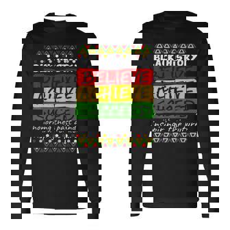 Black History Month Honoring Past Inspiring Future African Long Sleeve T-Shirt - Seseable