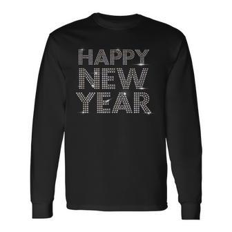 Bling Happy New Year New Year's Eve Langarmshirts - Geschenkecke