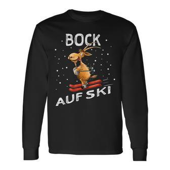 Bock Auf Ski Lustiger Skifahrer Skier Ski Spruch Wortwitz Langarmshirts - Geschenkecke