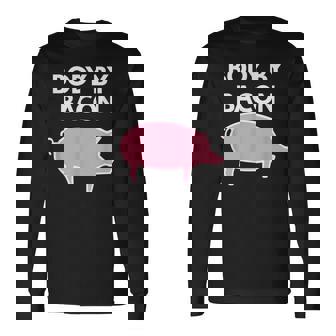 Body By Bacon Bacon Addict Long Sleeve T-Shirt - Monsterry
