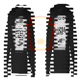Bold Buffalo Sauce Condiment Spice Costume Party Matching Long Sleeve T-Shirt - Monsterry