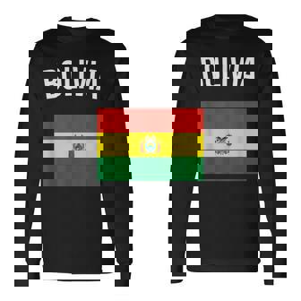 Bolivia Bolivian Flag Acation Travel Souvenir Langarmshirts - Seseable