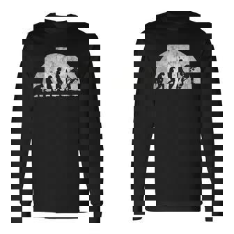 Bomberos Evolution Evolution Of Man Bombero Camiseta de manga larga - Regaloses