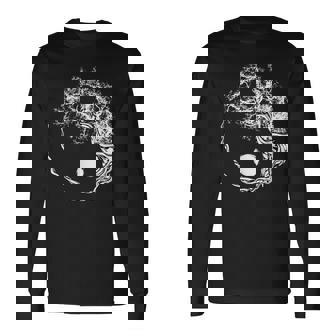 Bonsaïs Zen Yin Yang Amoureux Du Japon Adulte Noir Size S Personnalisé Arbre Bonsaï Yin Yang Kanji T-shirt à manches longues - Cadeauxyz