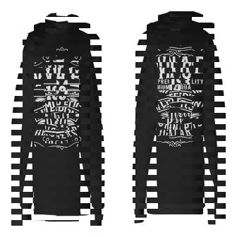 Born In 1943 Vintage Mostly Original Parts Birthday Long Sleeve T-Shirt | Mazezy