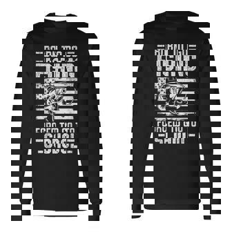 Born To Go Fishing Bass Fish Fisherman Boy Kid Fishing Long Sleeve T-Shirt - Monsterry