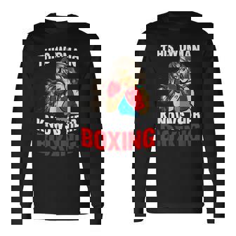 Boxeo Boxeador Guantes De Boxeo Boxing Camiseta de manga larga - Regaloses