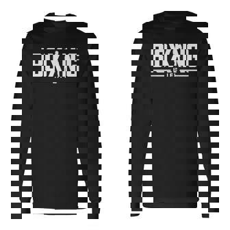Boxeoida Boxeo Papá Amante Boxeador Regalo Boxeo Camiseta de manga larga - Regaloses