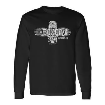 Boxer Aircooled R Series Twin Cylinder Boxer Engine Motorcycle Langarmshirts - Geschenkecke