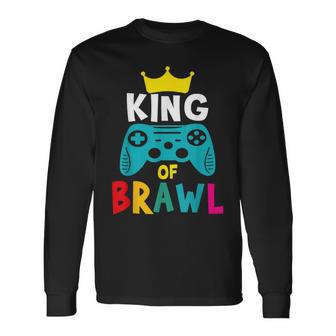 Brawl King Gamer Brawler Brawl Langarmshirts - Geschenkecke