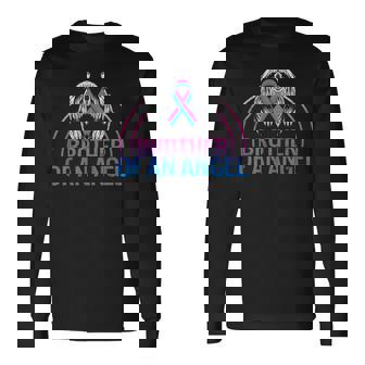 Brother Of An Angel Pregnancy Infant Sibling Loss Grief Kids Long Sleeve T-Shirt - Monsterry