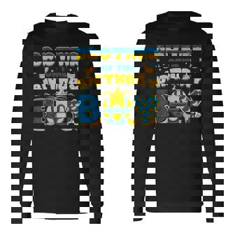 Brother Of The Birthday Boy Banana Party Family Party Decor Long Sleeve T-Shirt - Monsterry