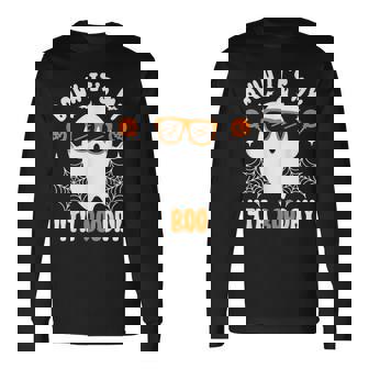 Bruh It's My 4th Boo Day Halloween Ghost Boo Birthday Long Sleeve T-Shirt - Monsterry