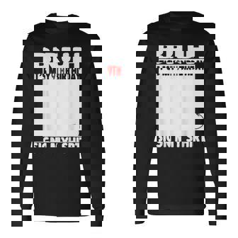 Bruh It's My 9Th Birthday Sign My 9 Years Old 2016 Long Sleeve T-Shirt | Mazezy