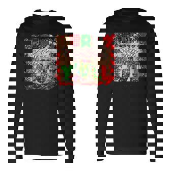 Buffalo Plaid Merry Christmas Y'All With Cowboy Boots Rodeo Long Sleeve T-Shirt - Monsterry
