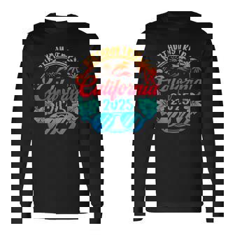 California Birthday Trip 2025 Cruise Vacation Birthday Party Long Sleeve T-Shirt | Mazezy