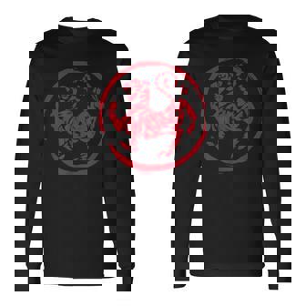 Caligrafía Artes Marciales Año Tigre Símbolo Karate Shotokan Camiseta de manga larga - Regaloses