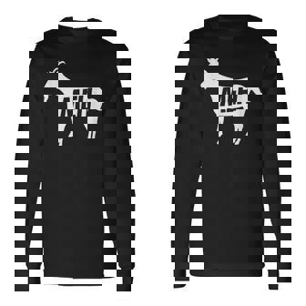 Camisa De Cabra Meh Para Amantes De Las Cabras Camisas Y Regalos Camiseta de manga larga - Regaloses