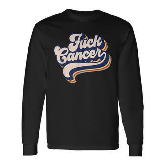 Cancer Cancer Survivor Retro Cancer Langarmshirts - Geschenkecke