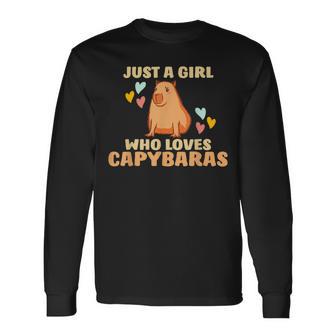 Capybara Water Pig Rodent Capybara Langarmshirts - Geschenkecke