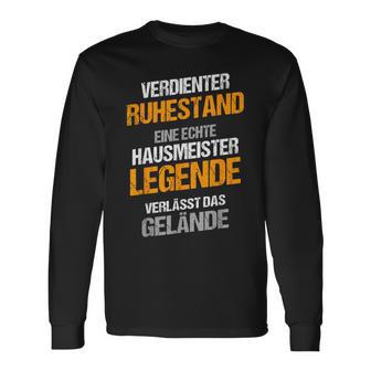 Caretaker Retirement Retirement Pension Langarmshirts - Geschenkecke