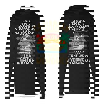Caribbean Cruise 2025 Souvenir Matching Family Friends Squad Langarmshirts - Geschenkecke