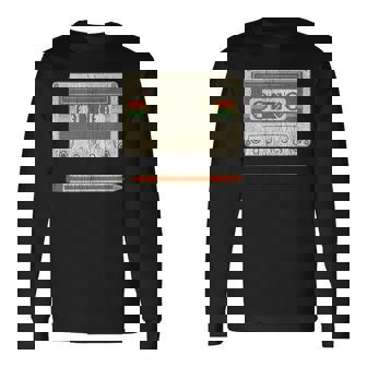 Cassette 80S 90S Cassette Audio Tapeintage Langarmshirts - Seseable