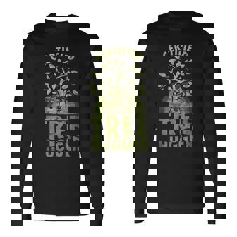 Certified Tree Hugger Environmentalist Tree Hugging Long Sleeve T-Shirt - Monsterry