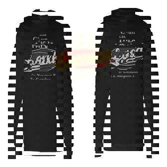 C'est Un Leonard Truc De Tu Ne Comprendrais Pas Leonard Nom T-shirt à manches longues - Cadeauxyz