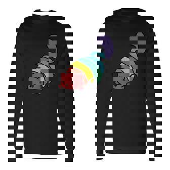 Chat Multicolore Amusant Pour Les Amateurs De Poils Courts Britanniques T-shirt à manches longues - Cadeauxyz