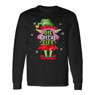 Cheeky Elf Outfit Christmas Family Christmas Langarmshirts - Geschenkecke