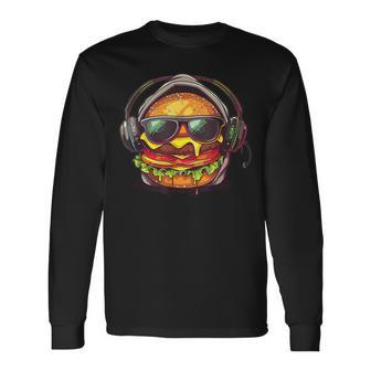 Cheeseburger With Sunglasses I Cheeseburger Langarmshirts - Geschenkecke