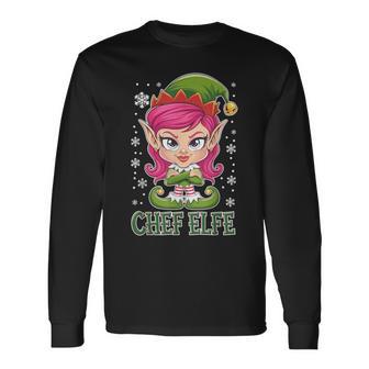 Chef Elf Saying Outfit Christmas Langarmshirts - Geschenkecke