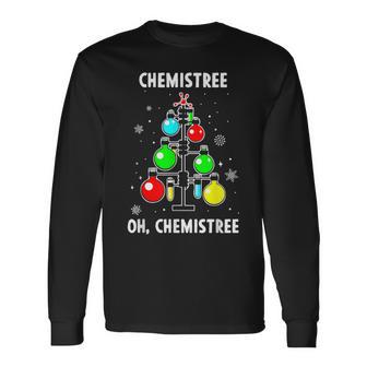 Chemistree Oh Chemistree Science Christmas Chemistry Langarmshirts - Geschenkecke