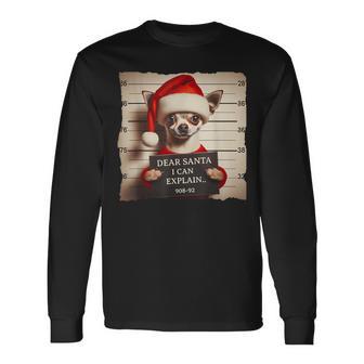 Chihuahua Dog Christmas Retro Christmas Langarmshirts - Geschenkecke