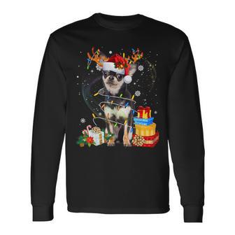 Chihuahua Reindeer Christmas Dogs Langarmshirts - Geschenkecke