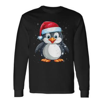 Children's Christmas Cute Penguin Christmas Xmas Langarmshirts - Geschenkecke