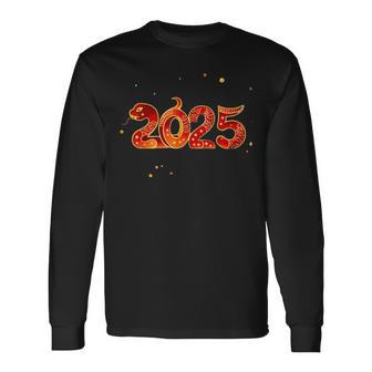 Chinese New Year 2025 Year Of The Snake Happy New Year 2025 Langarmshirts - Geschenkecke