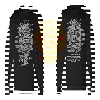 Chinese New Year Snake Lunar New Year 2025 Year Of The Snake Long Sleeve T-Shirt - Thegiftio
