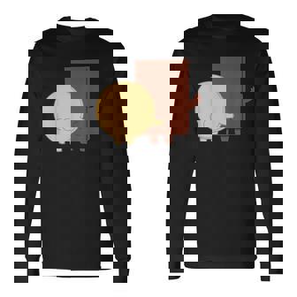 Choco And Pancake Playing Mode Sweet Cute Best Couple Love Long Sleeve T-Shirt | Mazezy