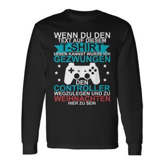 Christmas Gamer Gaming Langarmshirts - Geschenkecke