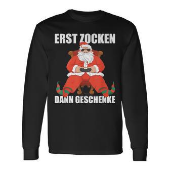 Christmas And Gaming Langarmshirts - Geschenkecke