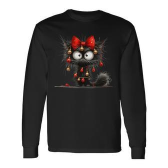 Christmas Grumpy Cat Cheeky Langarmshirts - Geschenkecke