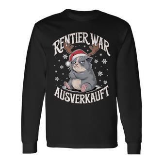 Christmas Guinea Pig Reindeer Was Out Sold Out Langarmshirts - Geschenkecke