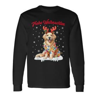 Christmas Outfit Christmas Jumper Dog Golden Retriever Langarmshirts - Geschenkecke